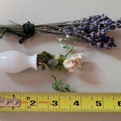 Lot 202: (2) Small Home Deco Accent Flower Arrangements