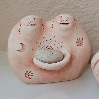 Lot 204: Pottery Pair Home Deco