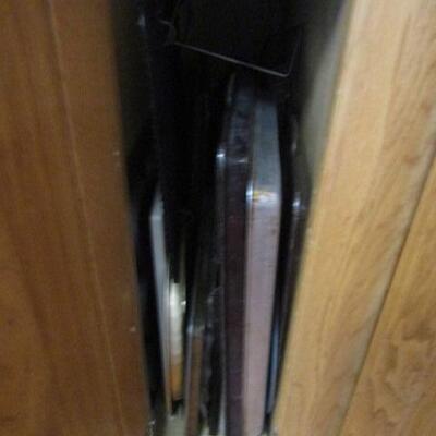 Assorted Bake Ware- Mixing Bowls, Glass Baking Dishes, Cookie Sheets, Metal Pans, Etc.