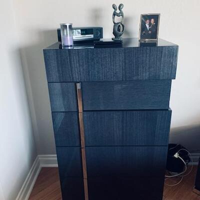 Black Italian Bedroom Furniture Complete