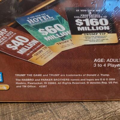 Lot 223: Unopened 2004 Trump Board Game