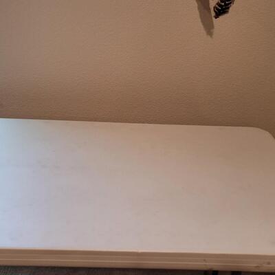 Lot 224: 6ft Banquet Folding Table with Adjustable Leg Height 