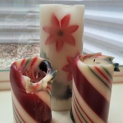 Lot 225: Christmas Candles 