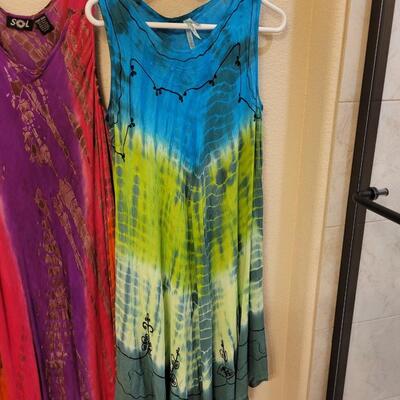 Lot 232: (2) Tie Dye Dresses