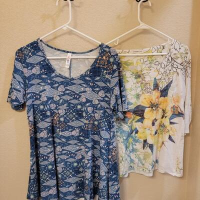 Lot 233: Lula Roe and Coldwater Creek Top