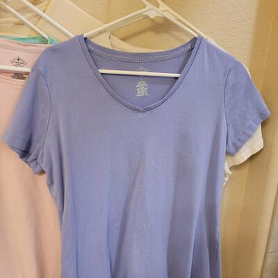 Lot 234: Ladies Short Sleeve Shirts (5) 