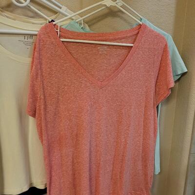 Lot 235: Ladies Short Sleeve Shirts (5)