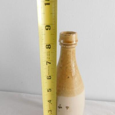 Antique Pottery Irish Beverage Bottle