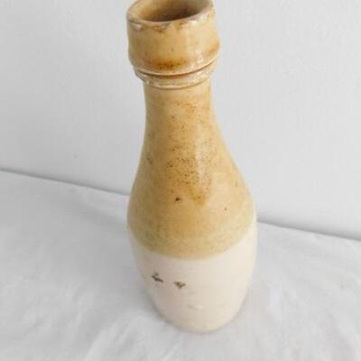 Antique Pottery Irish Beverage Bottle