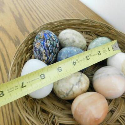 Collection of Marble Eggs 