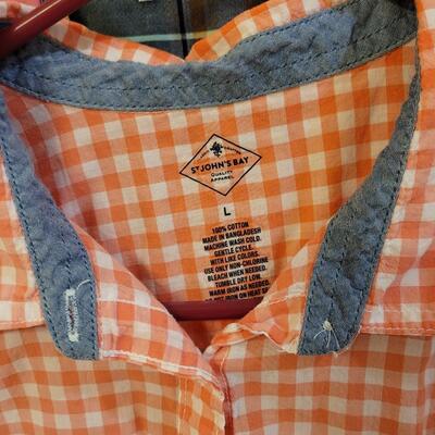 Lot 240: Ladies Long Sleeve Shirts (5)