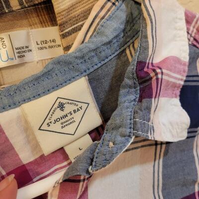 Lot 240: Ladies Long Sleeve Shirts (5)