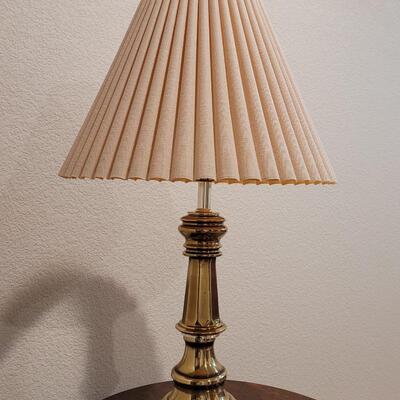 Lot 245: Vintage Brass Lamp