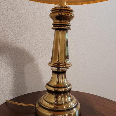 Lot 245: Vintage Brass Lamp