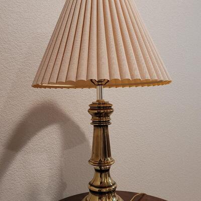Lot 245: Vintage Brass Lamp