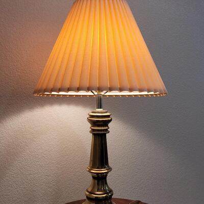 Lot 245: Vintage Brass Lamp