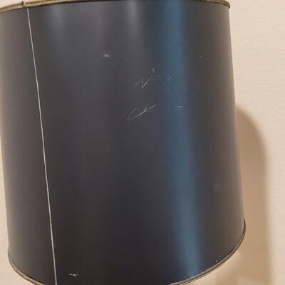 Lot 253: Brass Lamp with Black Shade