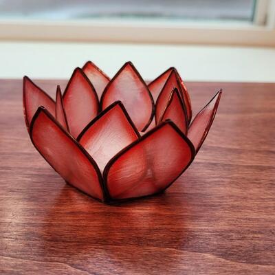 Lot 254: Lotus Candle Holder, Old Chinese Coins and Chinese Compass