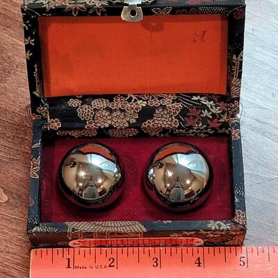 Lot 256: Chinese Exercising Stress Boading Balls