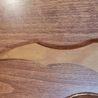 Lot 263: Hammered Copper Bowl  and Wood Tool