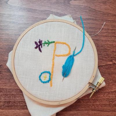 Lot 270: Polymer Clay Heart and Little Needlepoint 