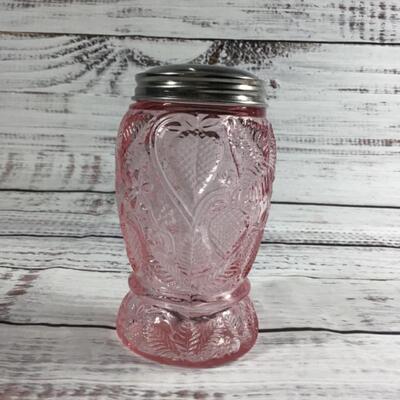 Pink Depression Glass Vintage Salt & Pepper Shakers
