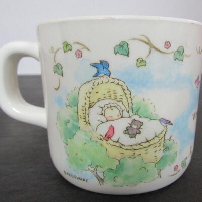 Older Child's Nursery Rhyme Peco Melamine Mug and Huey Plastic Figure