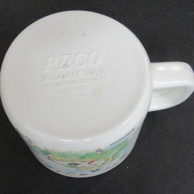 Older Child's Nursery Rhyme Peco Melamine Mug and Huey Plastic Figure