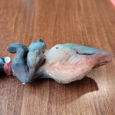 Lot 277: Ceramic Goddess with Feather Headdress 