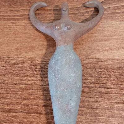 Lot 280: Ceramic Goddess - Signed