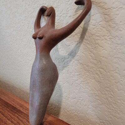 Lot 280: Ceramic Goddess - Signed