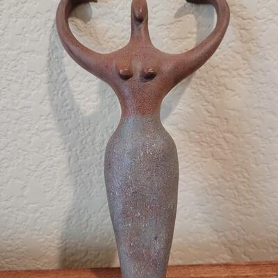Lot 280: Ceramic Goddess - Signed