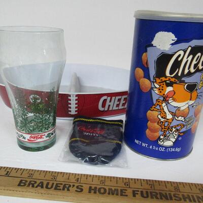 Cheeze-it Serving Dish, Coca Cola Tumbler, Christmas Theme, More