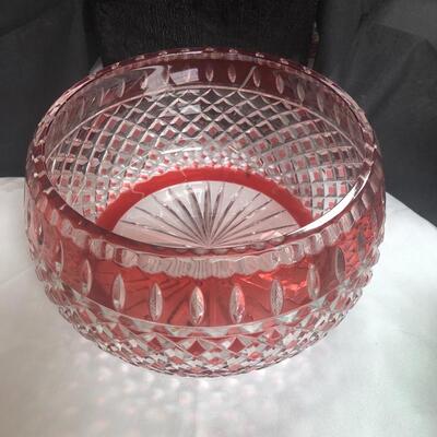 Diamond point cut to clear bowl