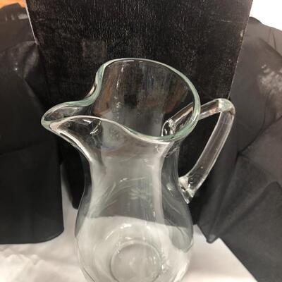 Vintage Verna cut crystal pitcher