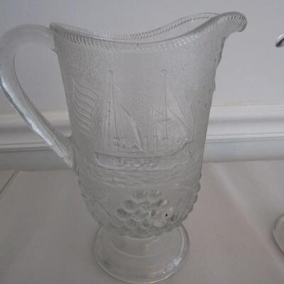 Misc. Glass/Crystal Pieces- Pitchers, Decanters, Etc.