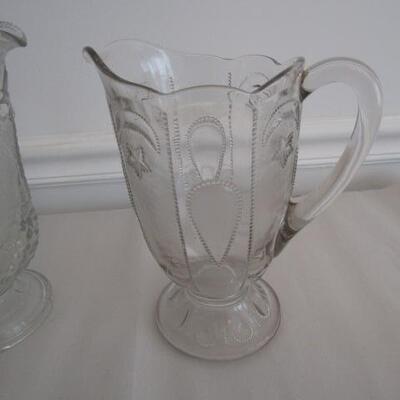 Misc. Glass/Crystal Pieces- Pitchers, Decanters, Etc.