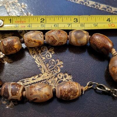Lot 291: Faith Cross Christian Stone Bracelet Cuff Costume Jewelry