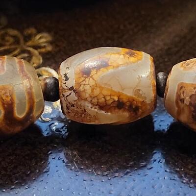 Lot 291: Faith Cross Christian Stone Bracelet Cuff Costume Jewelry