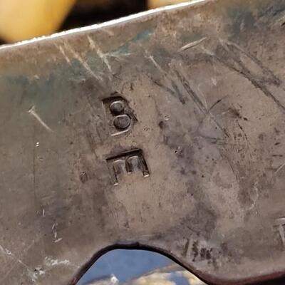 Lot 294: Vintage SIGNED Watch Cuff w/ Turquiose Stones 