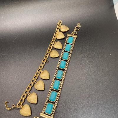 Pair of Vintage Goldtone Bracelets