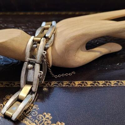 Lot 297: Vintage TAXCO Sterling Silver Bracelet 