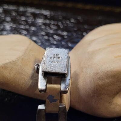 Lot 297: Vintage TAXCO Sterling Silver Bracelet 