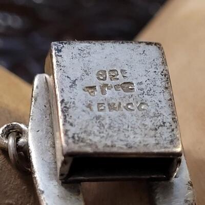 Lot 297: Vintage TAXCO Sterling Silver Bracelet 