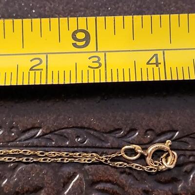 Lot 299: Vintage Gold Plated Lover's Locket and Necklace 