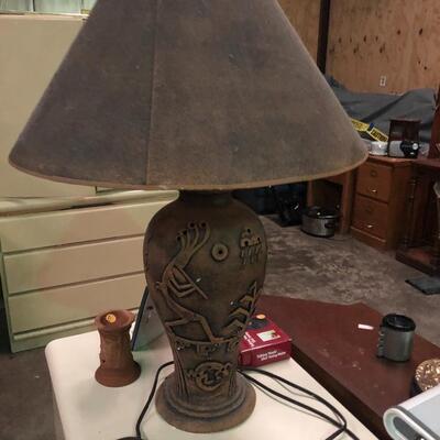 Vintage ceramic bottom lamp