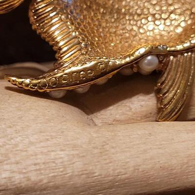 Lot 308: Vintage CINER Designer Fish Fashion Pin Brooch