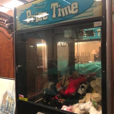 Vintage extra large claw machine