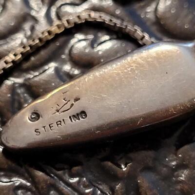 Lot 309: Sterling Silver Goddess Necklace and Sterling Designer Pendant