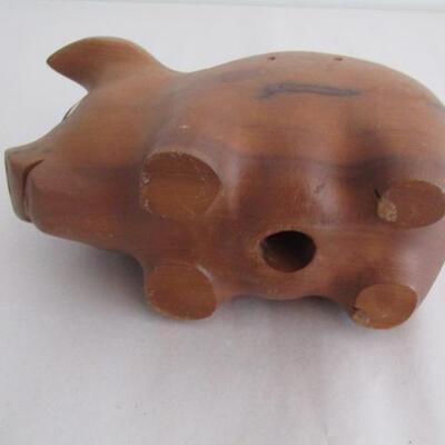 Vintage Wooden 'Piggy' Canape' Holder  